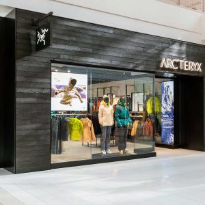 Exterior angle view of Arc'Teryx Store at the Mall of America