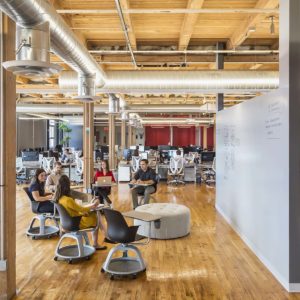 People working and having a meetin at digital marketing and web design company